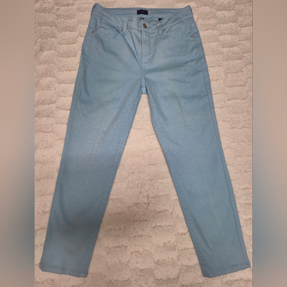 NYDJ Light‎ Blue Straight Leg Jeans